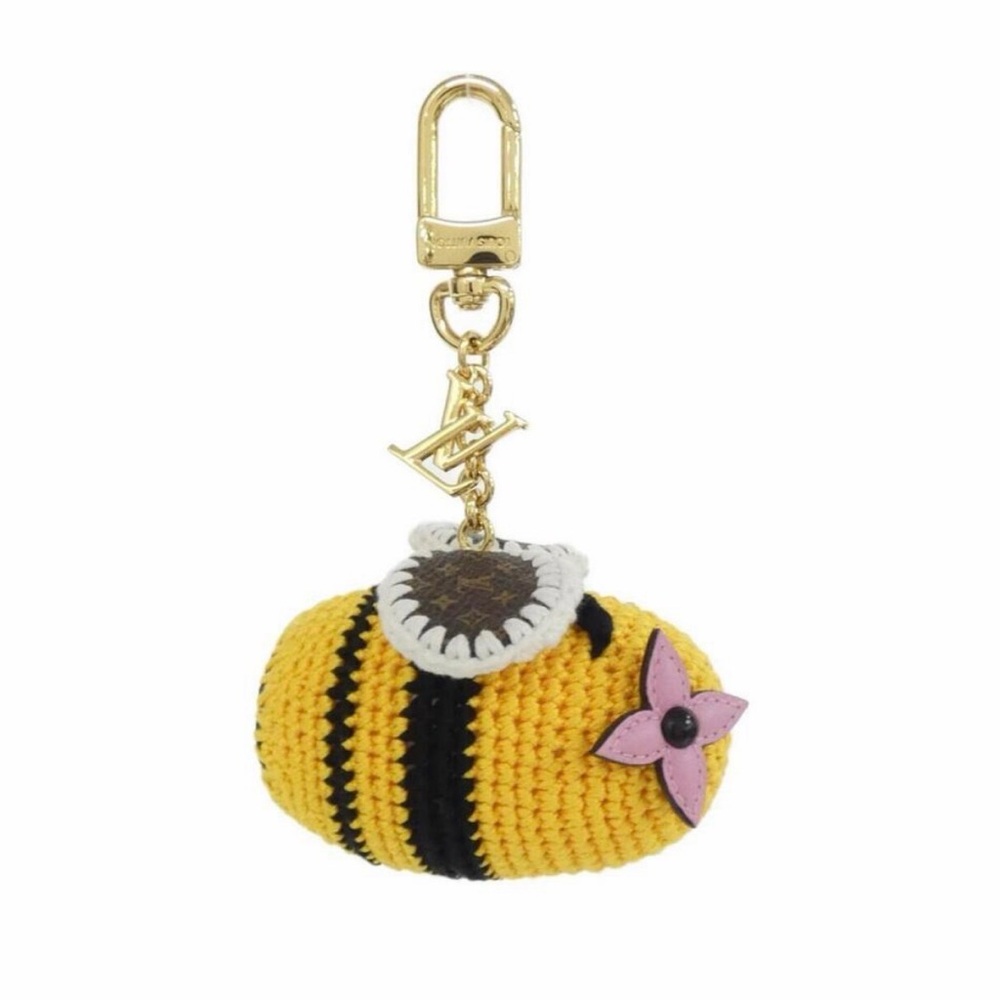 LV Crochet Bee Monogram bag charm - fashion Keychain